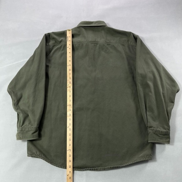 Carhartt Forest Green Button-Up Shirt Jacket - Picture 14 of 16